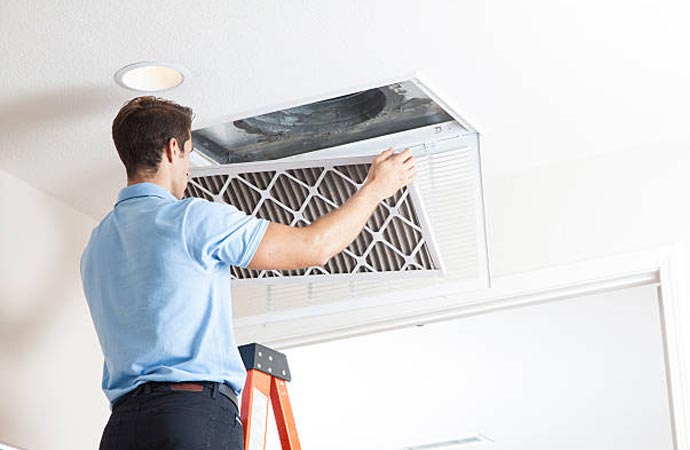 Professional air duct cleanup service
