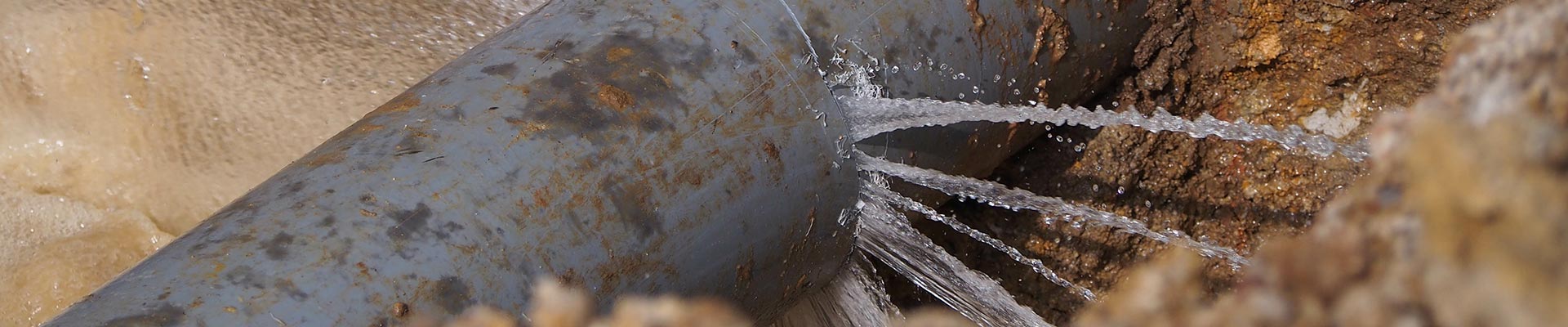 broken water pipe