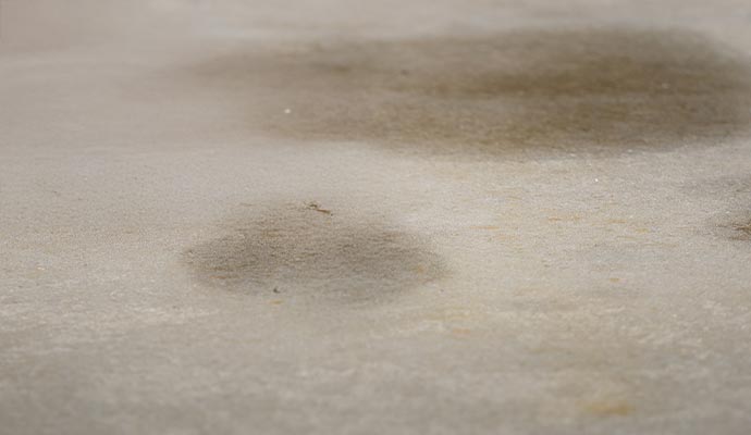 Stain on concrete floor