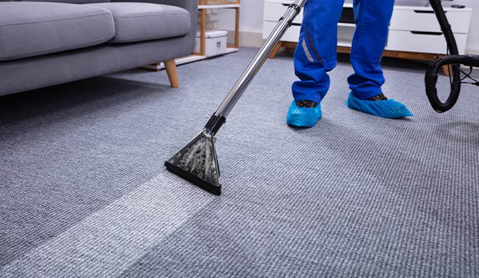 Carpet dry cleaning service