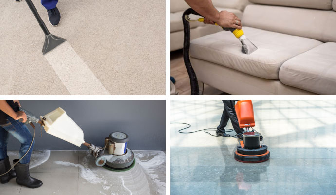 Carpet, upholstery, and floor cleaning services