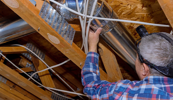 Professional repairs duct