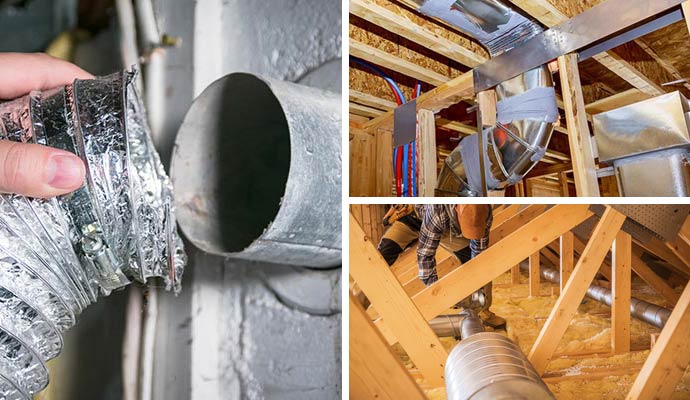 Professional HVAC ductwork repair, installation, and maintenance services