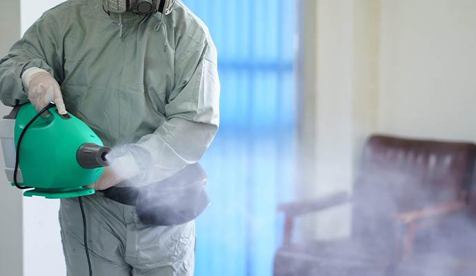 Professional smoke odor removal service