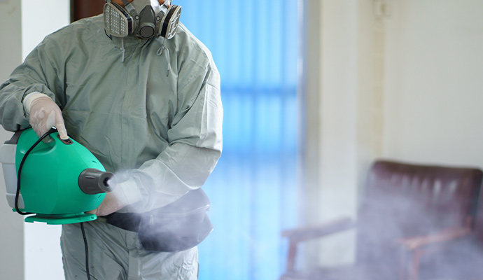 Thermal fogging smoke odor removal