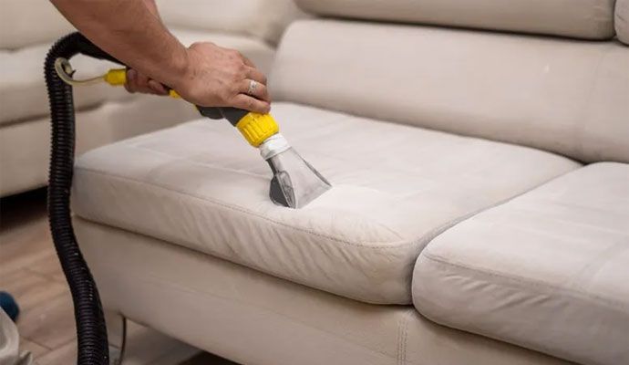 Upholstery cleaning service